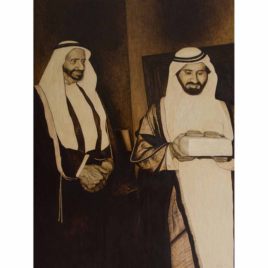 Sheikh Rashid bin Saeed & Sheikh Mohammed bin Rashid Al Maktoum
