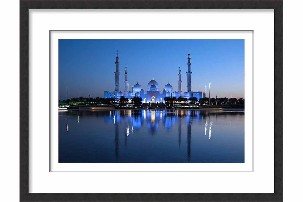 Framed A Blue Grand Mosque