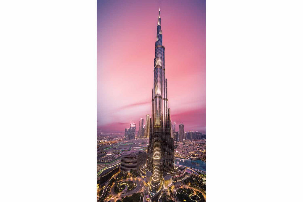Burj Khalifa Pink Sky