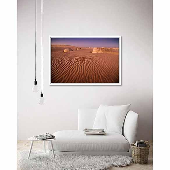 Sand Wave – Egypt on living room wall