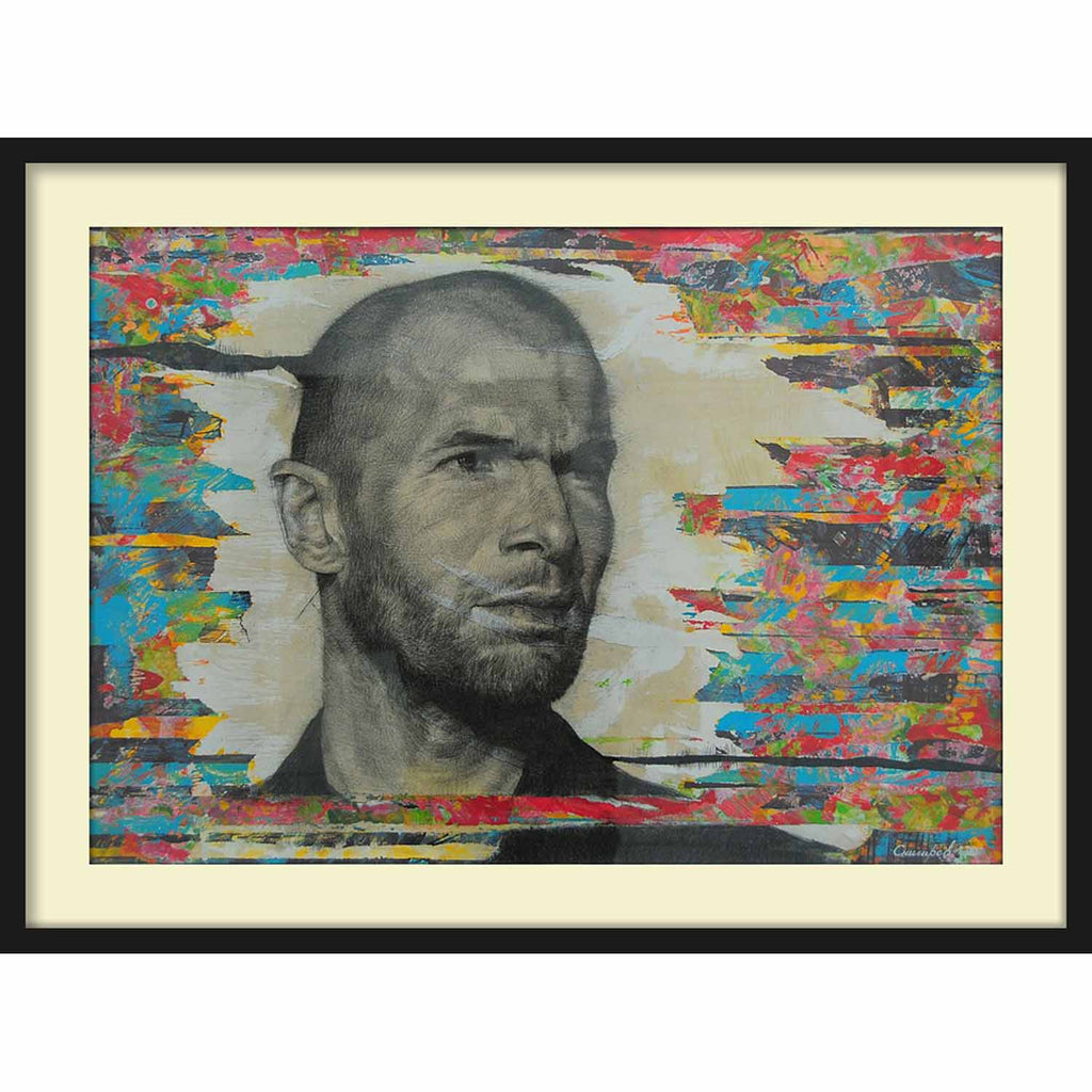 Framed Paper Zidane
