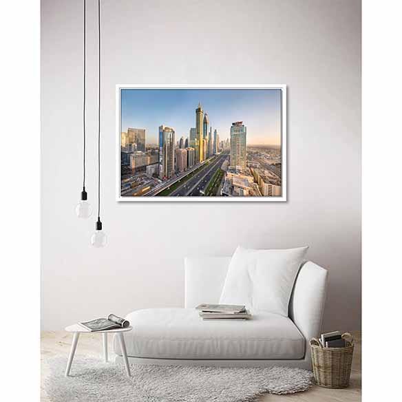 City of Gold and Sand on living room wall