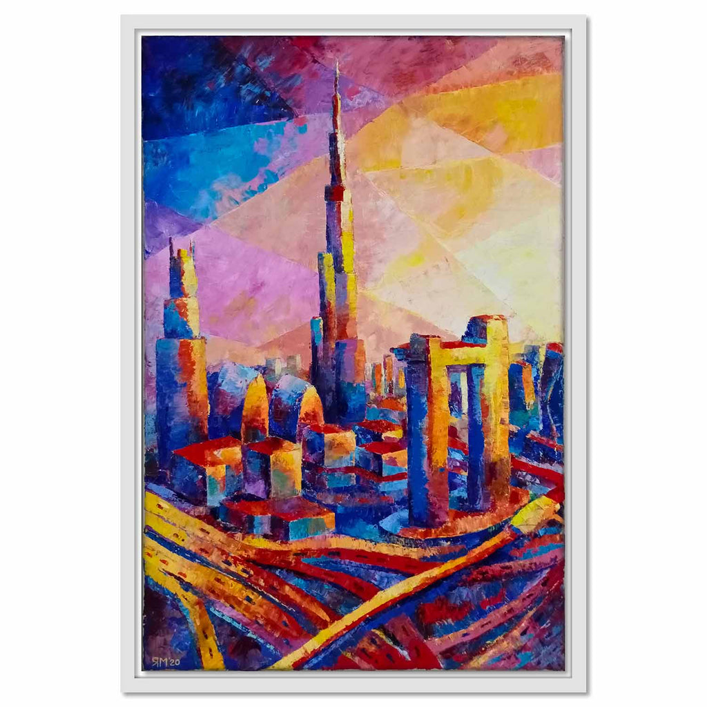 Framed Canvas Downtown Dubai