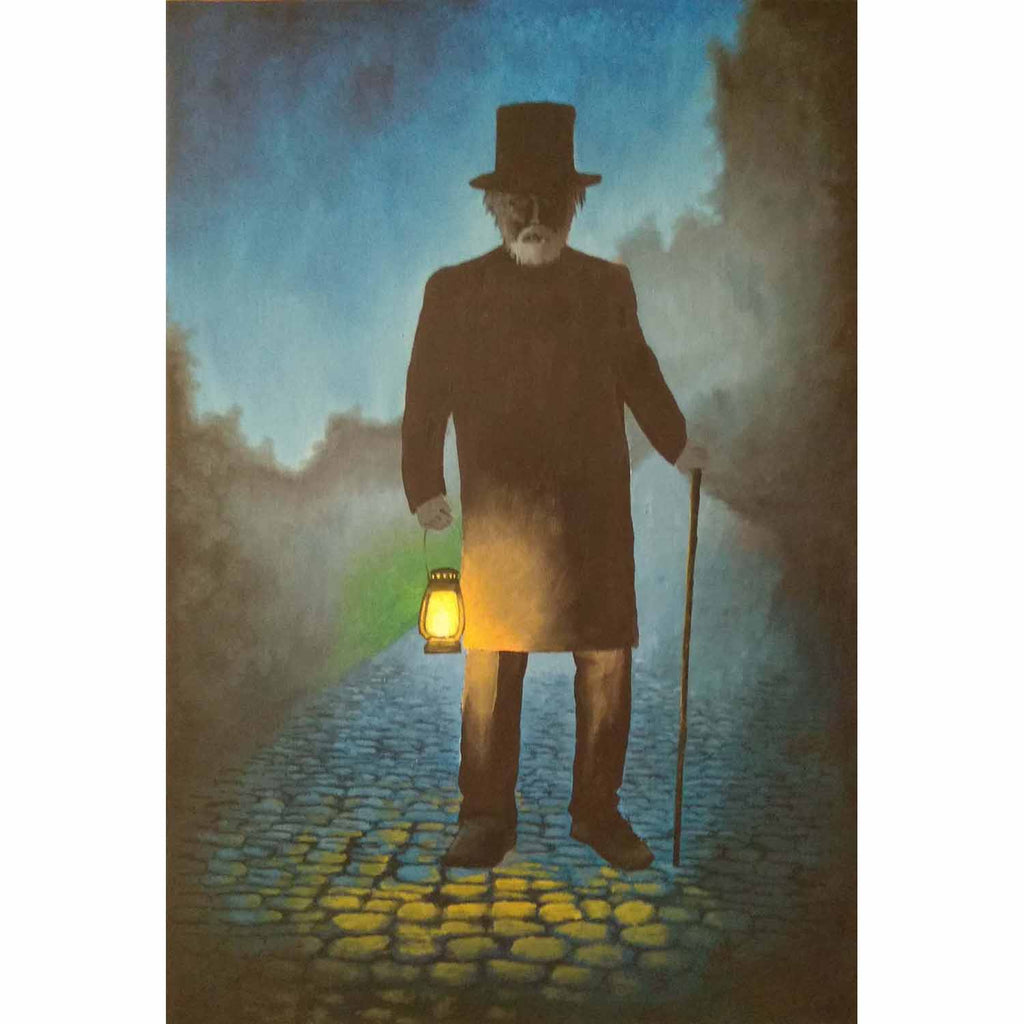 Old Man with a Lantern