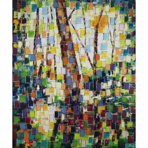 The Givisiez Forest (pixels) - MONDA Gallery