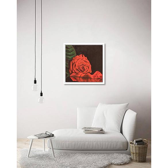 Flower of Love on living room wall