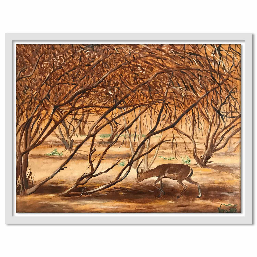Framed Canvas Al Jurf Gazelle