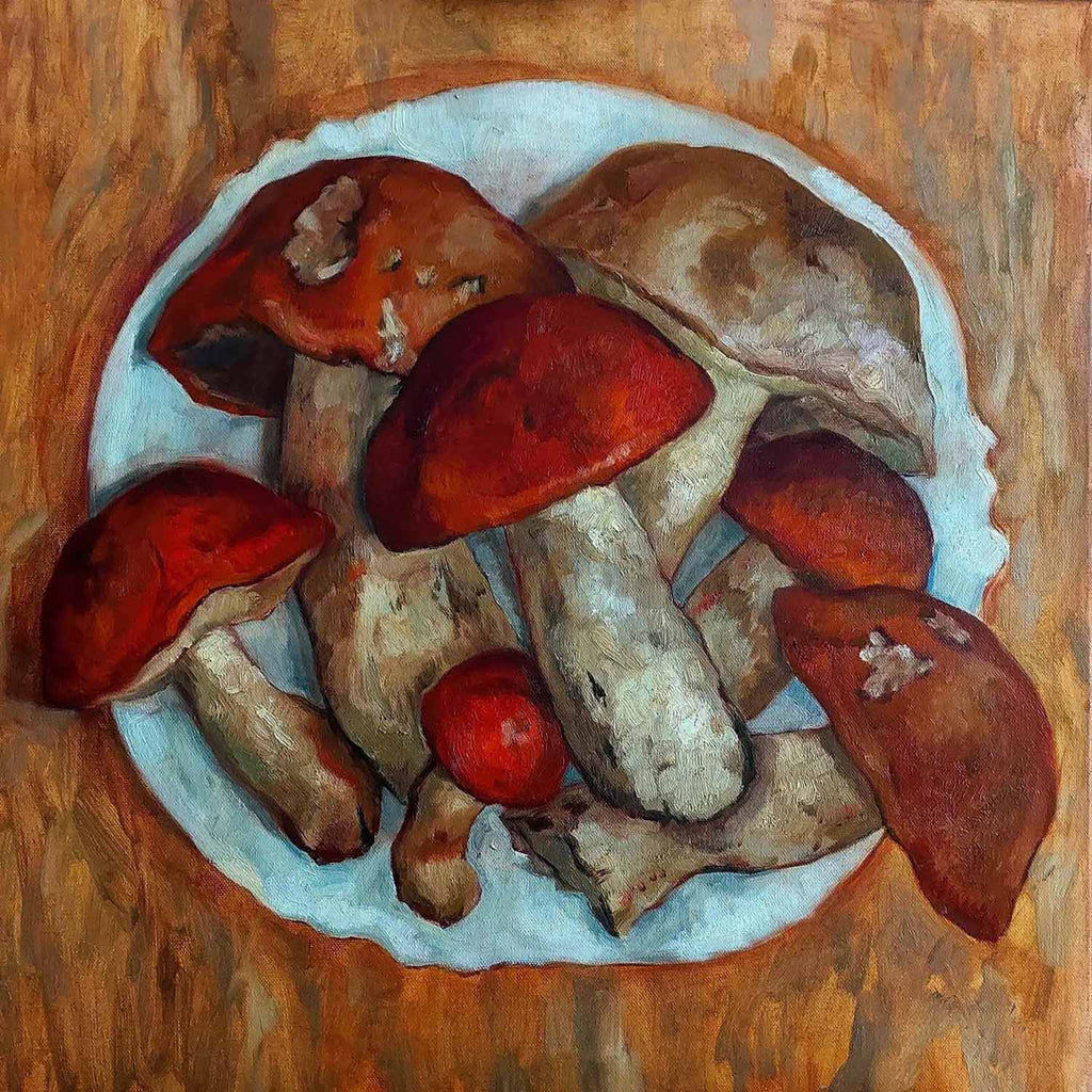 Composition with Northern Mushrooms 2