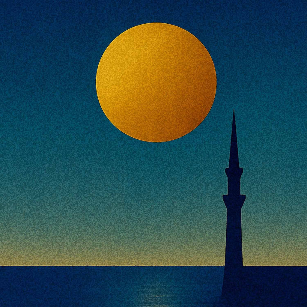 Minaret & Moon