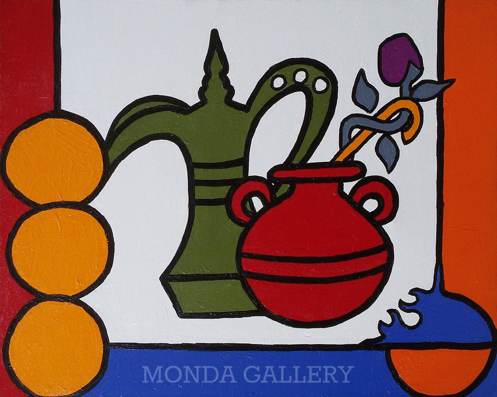 The Coffee Pot and Rose - MONDA Gallery