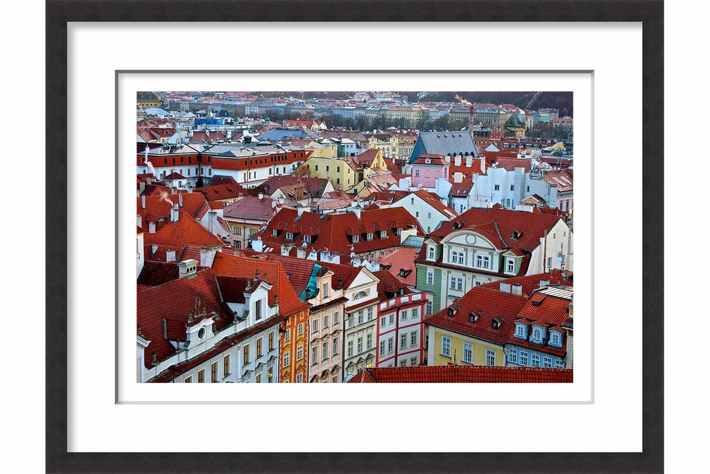 Framed Over Old Town Prague