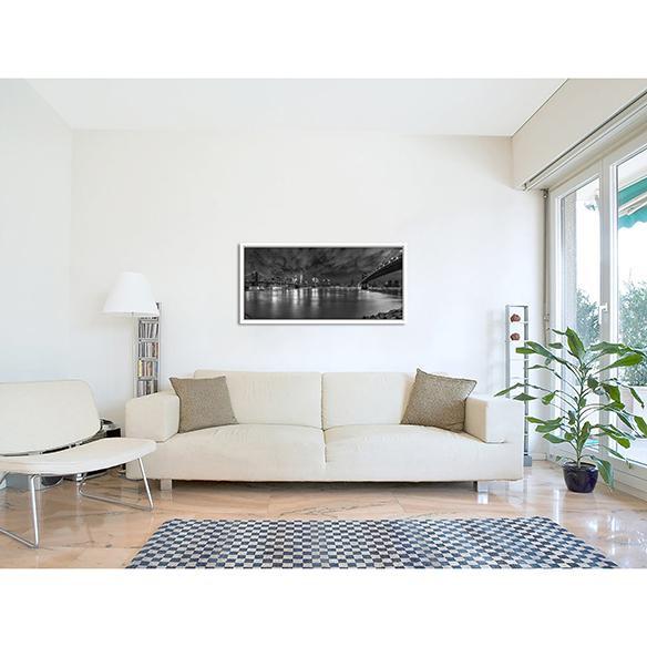 Roads to Manhattan on living room wall