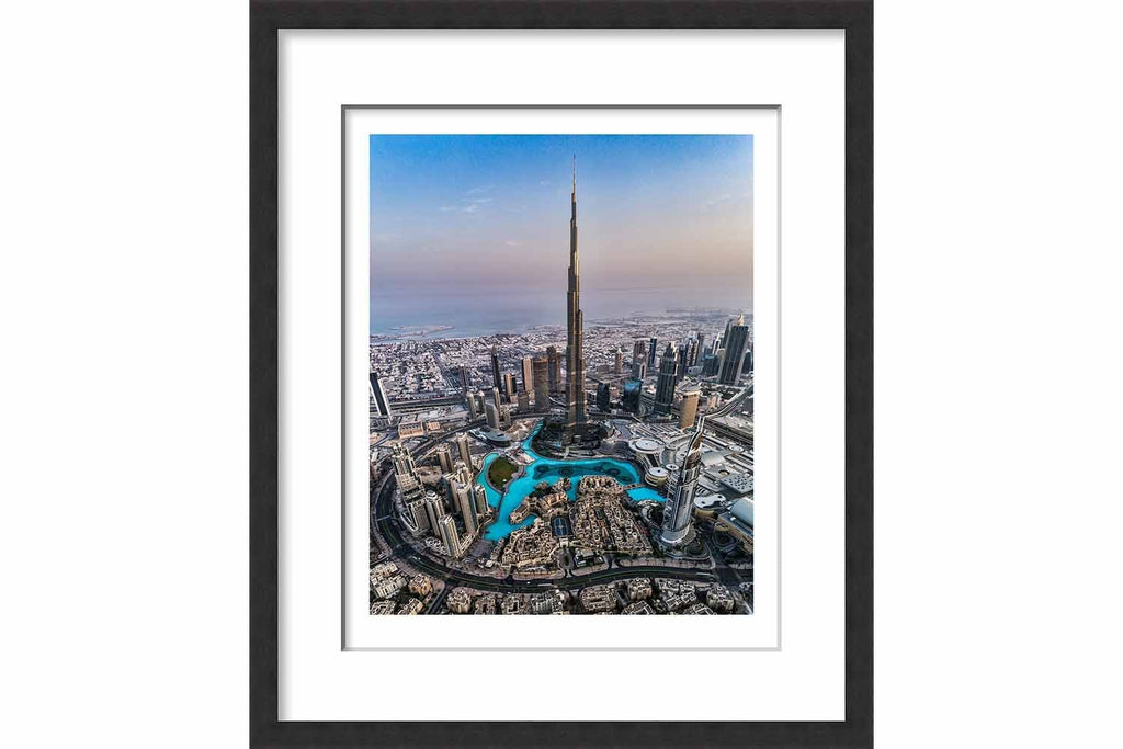 Framed Paper Burj Khalifa