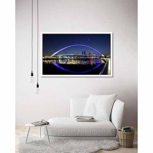 Majestic Canal on living room wall