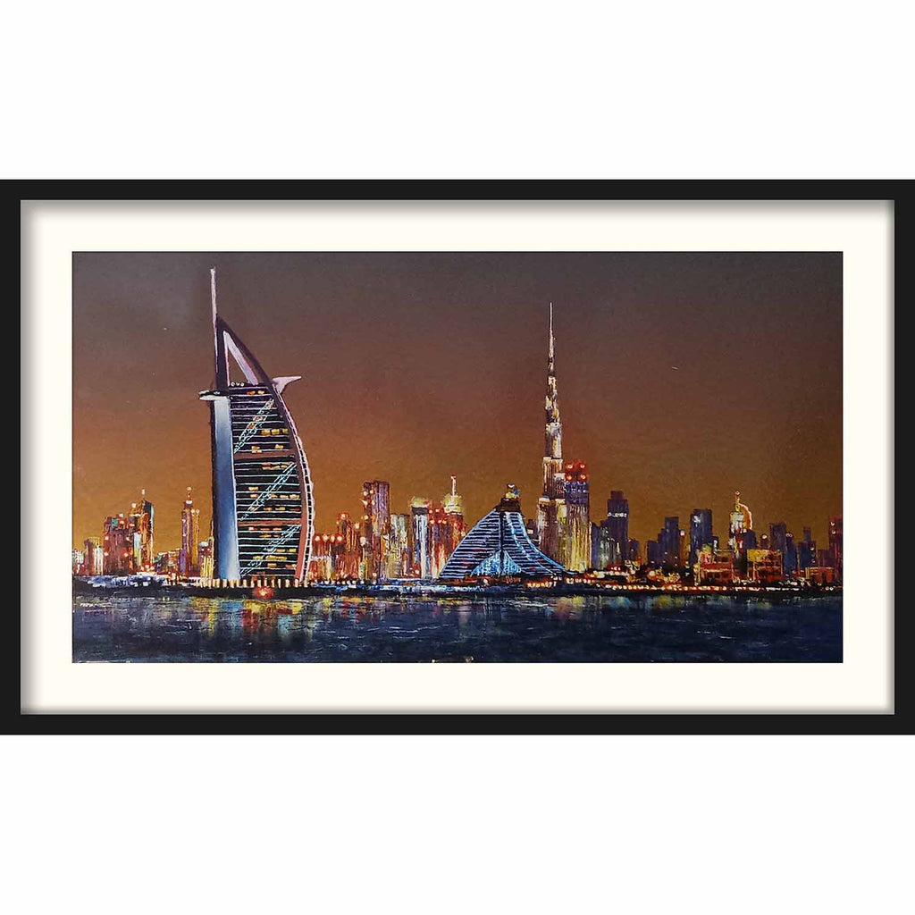 Framed Board Dubai Citynight
