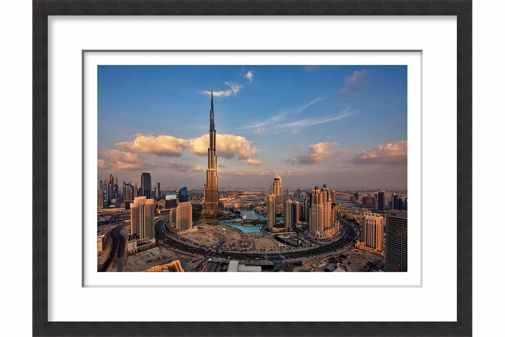 Framed Burj Khalifa and Downtown Dubai