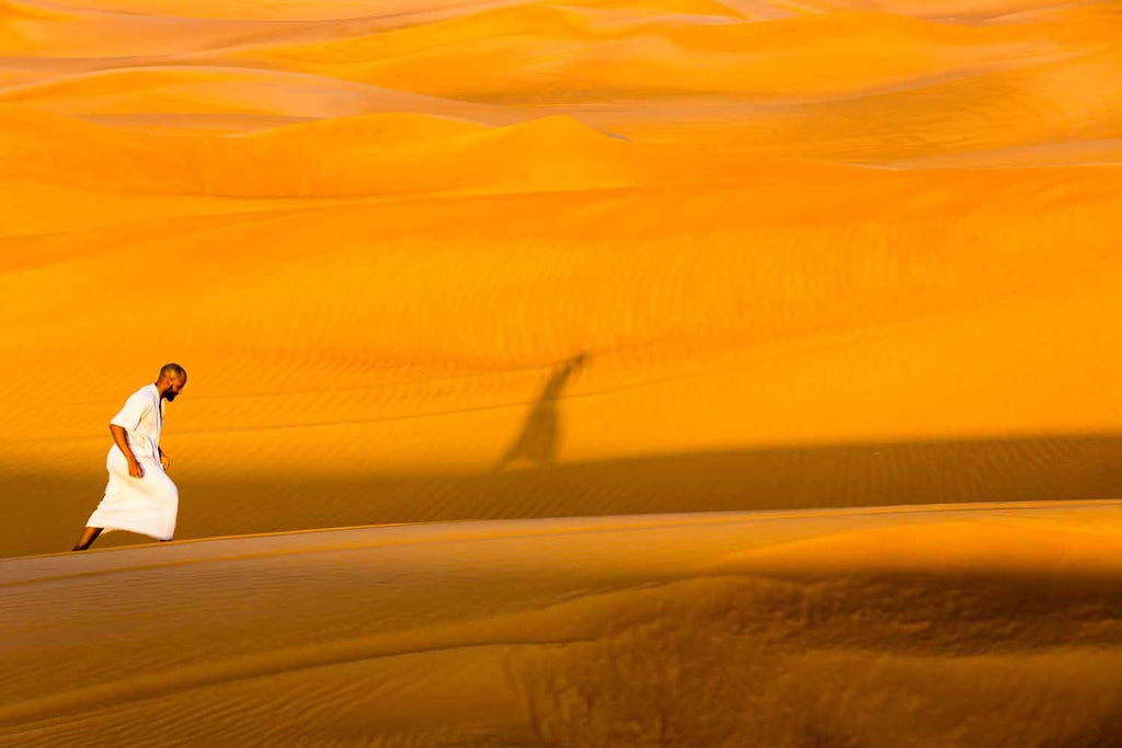 Morning Walk in the Desert
