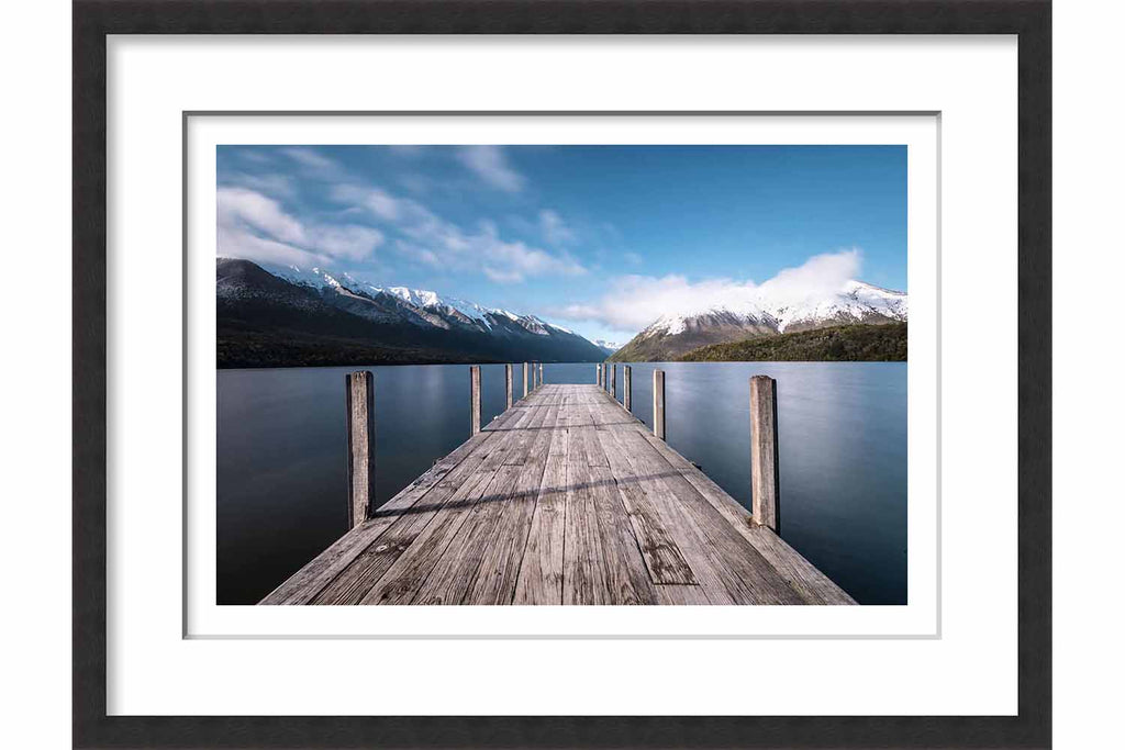 Framed Paper Ker Bay, Lake Rotoiti, NZ