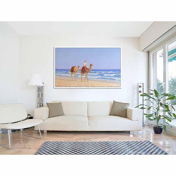 Gulf Seascape on living room wall