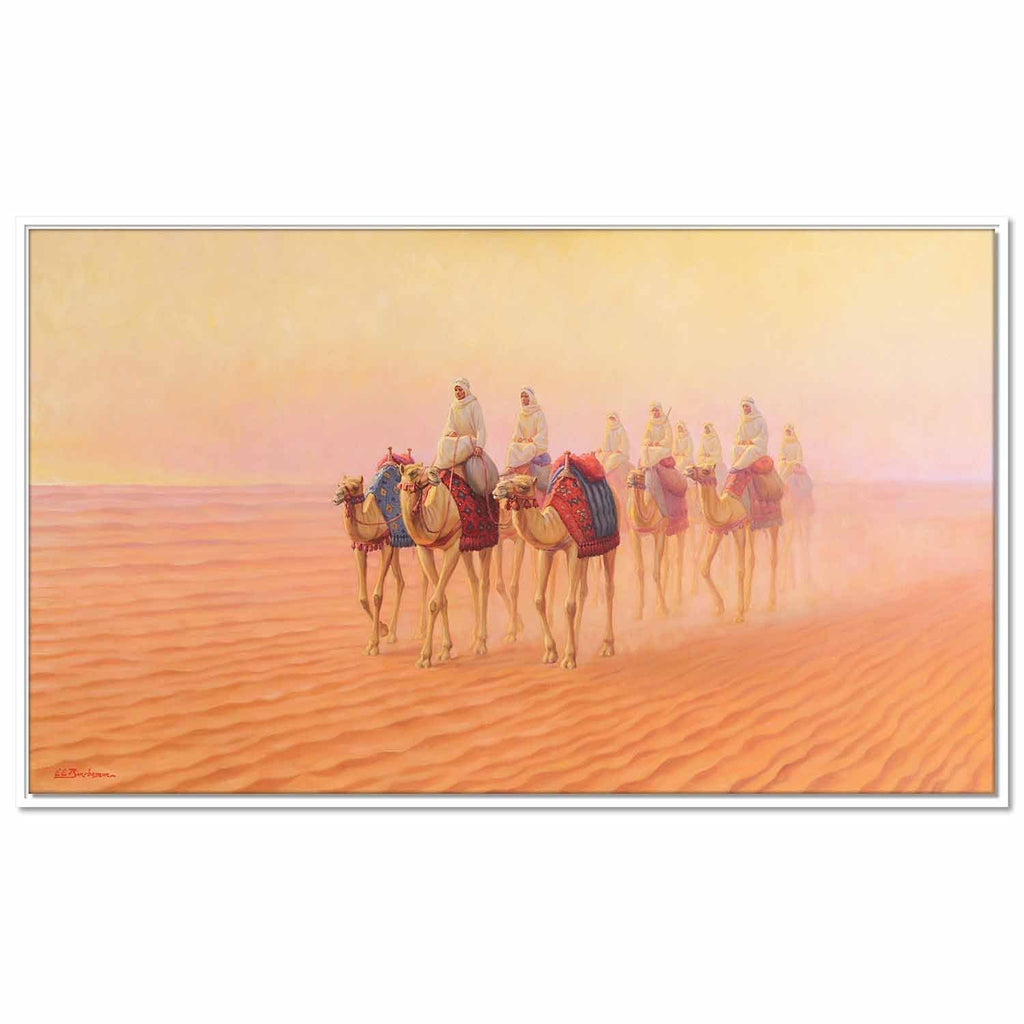 Framed Canvas In the Gulf Desert