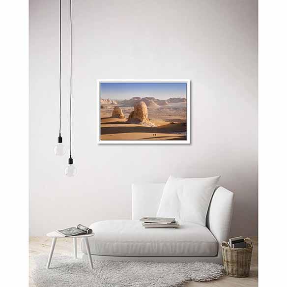 Agabat Valley II - Egypt on living room wall