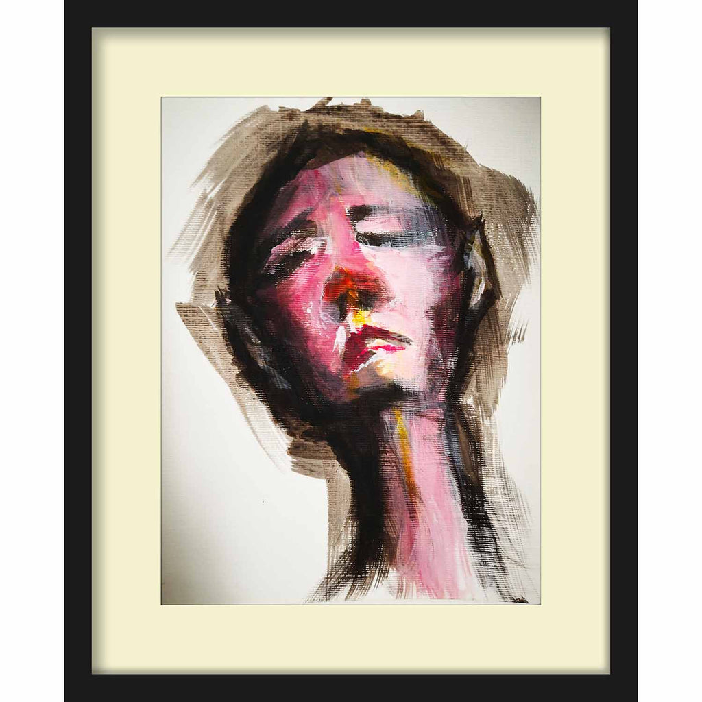 Framed Paper Falling water