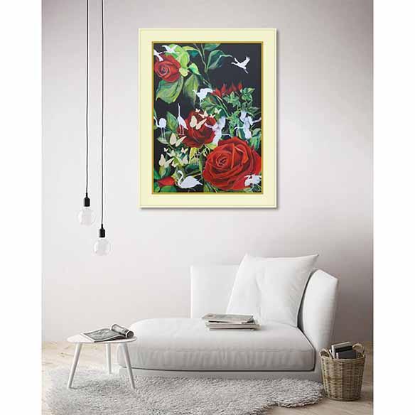 Whisper of Passion on living room wall