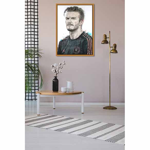 Beckham on livin room wall