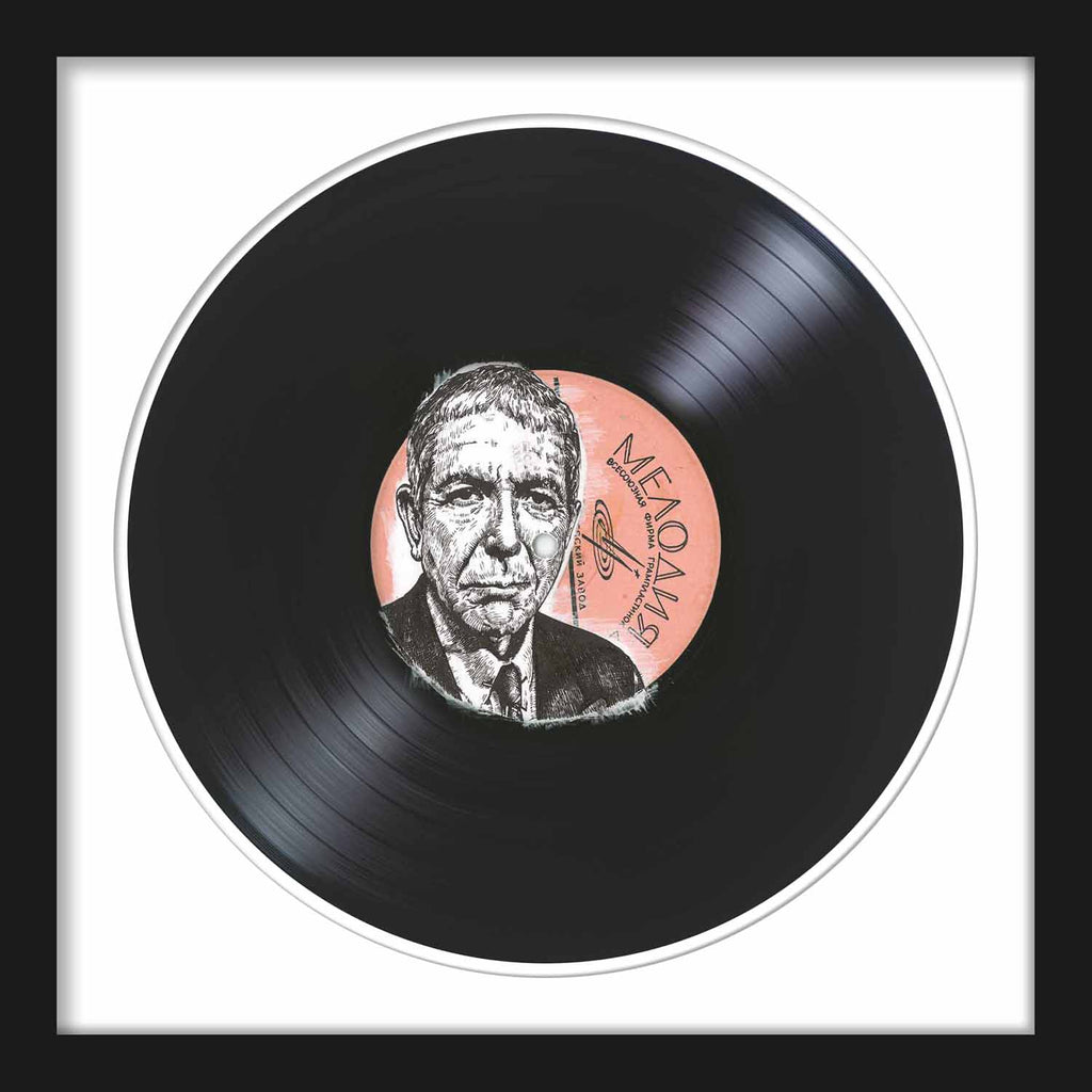 Framed Vinyl Leonard Cohen