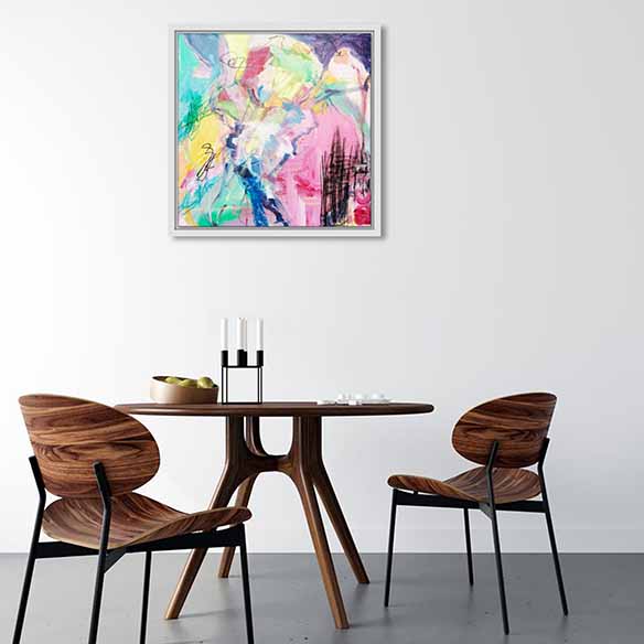 Eye Candy on dining room wall