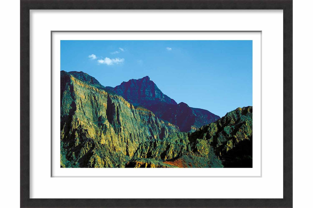 Framed Paper Hajar Mountains (RAK) II