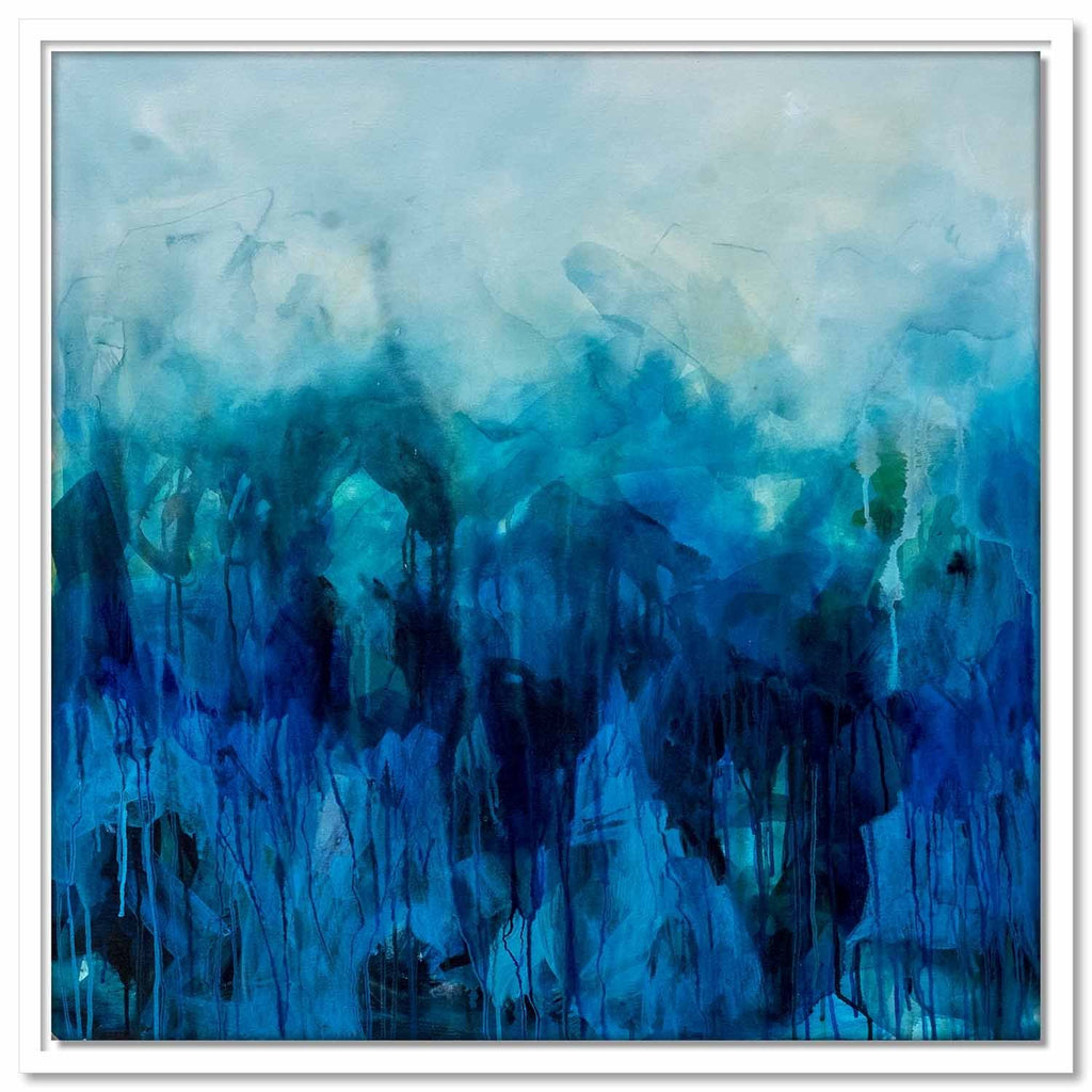 Framed Canvas Mystic Blue