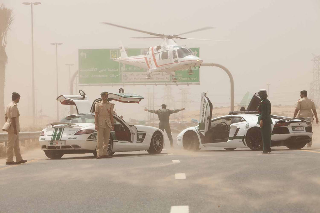 Dubai Police Blockade