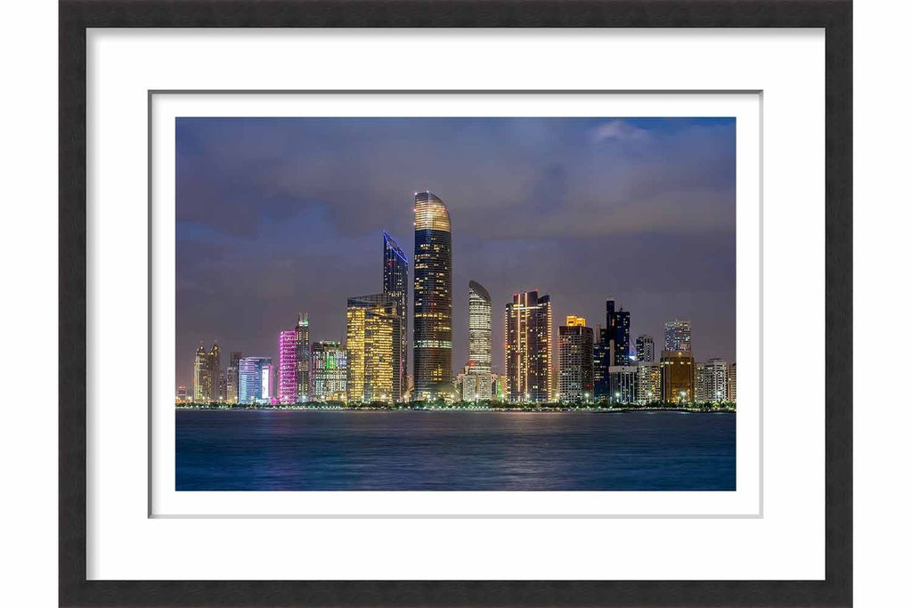 Framed Abu Dhabi Corniche