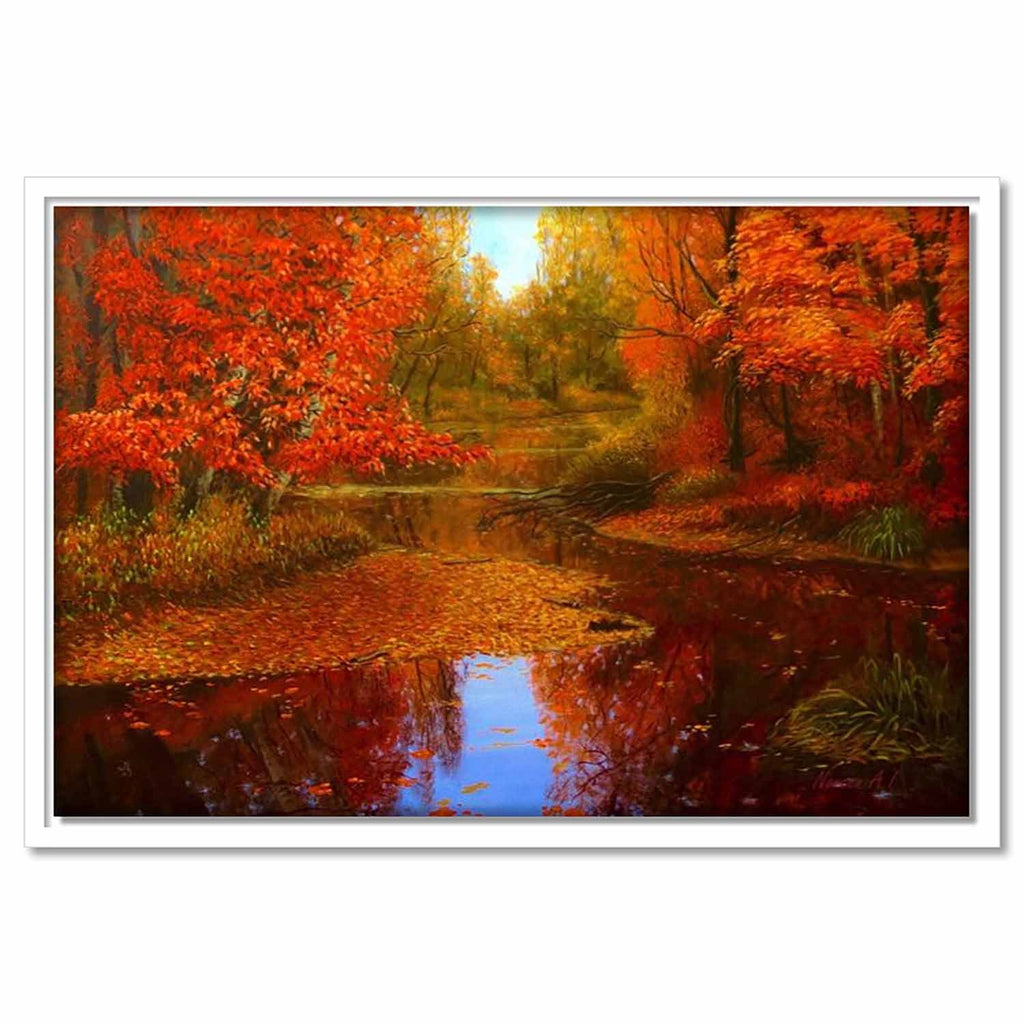 Framed Canvas Autumn Mystic