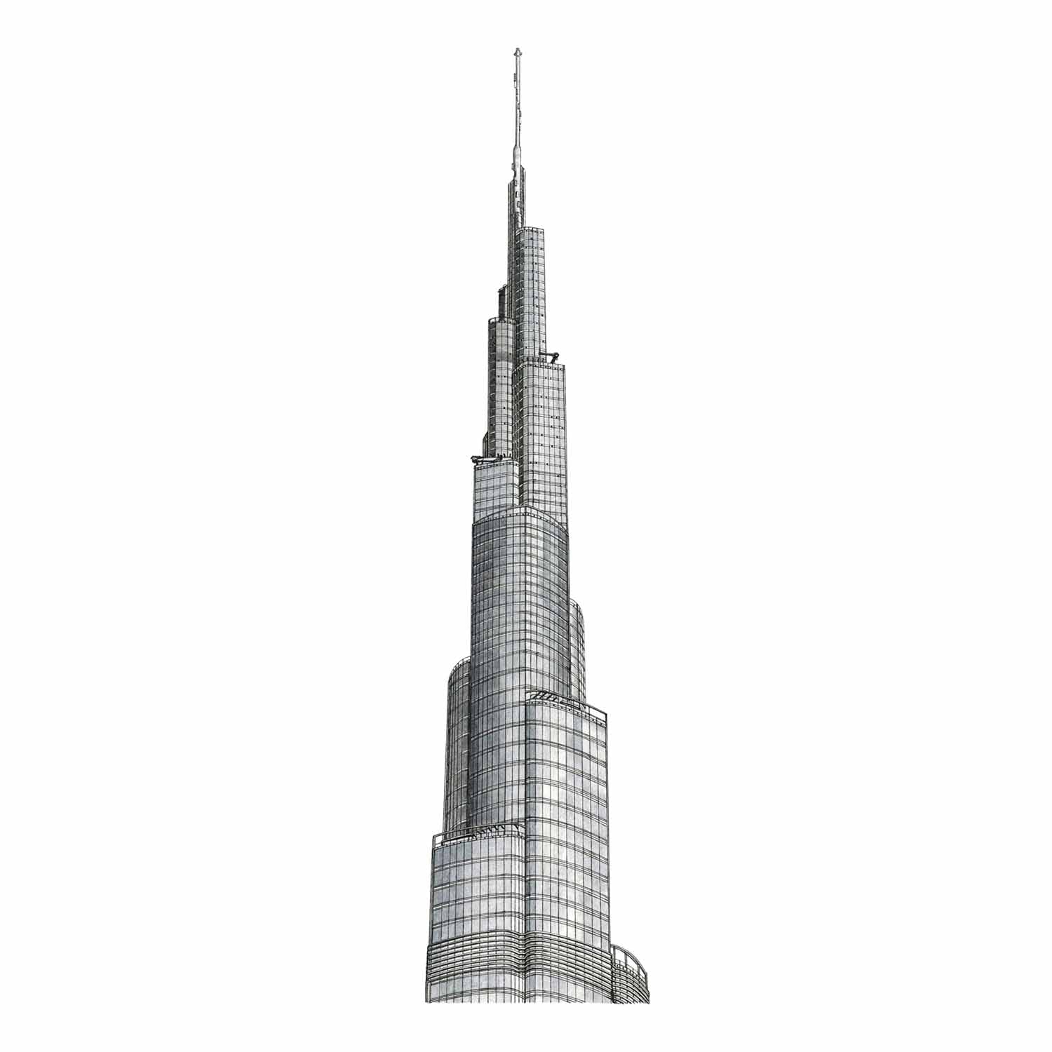 Burj Khalifa Dubai United Arab Emirates Graphic by Topstar  Creative  Fabrica