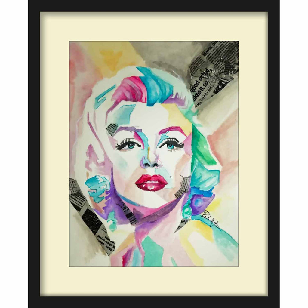 Framed Paper Lady Monroe