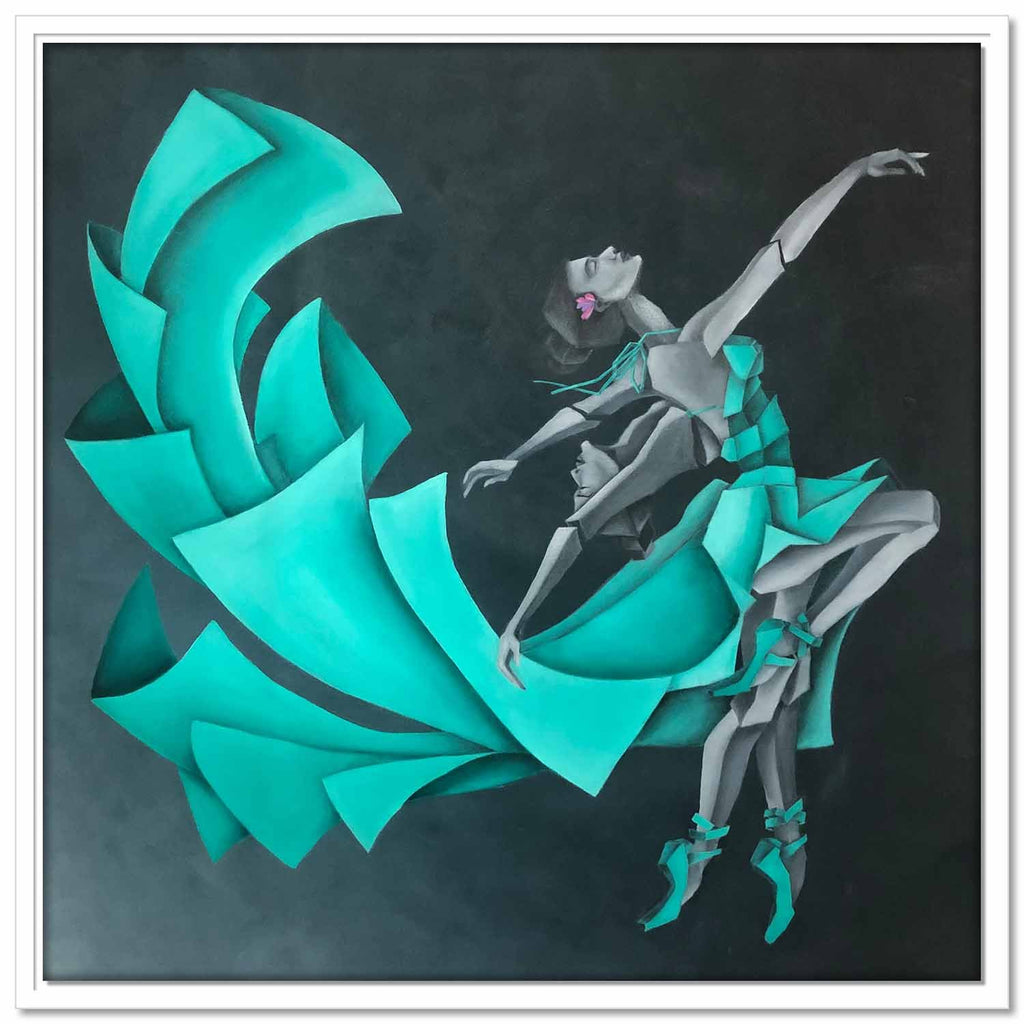 Framed Canvas Lyrical Soul - Ballerina IV
