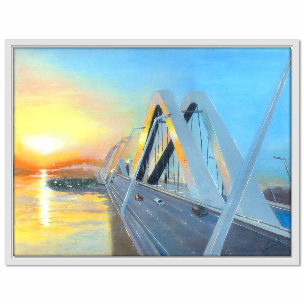 Canvas Framed Sheikh Zayed Bridge