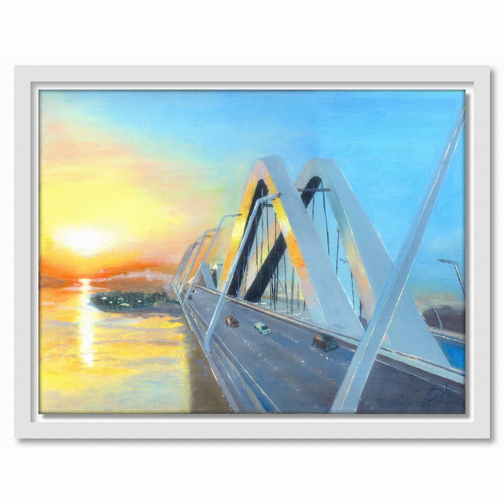 Framed Canvas Sheikh Zayed Bridge