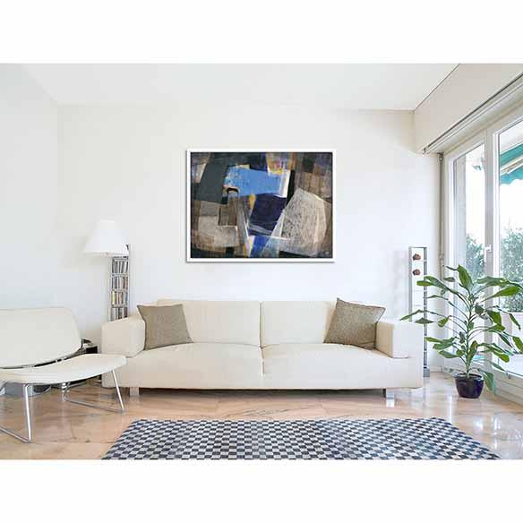GreyMatter-03 on living room wall