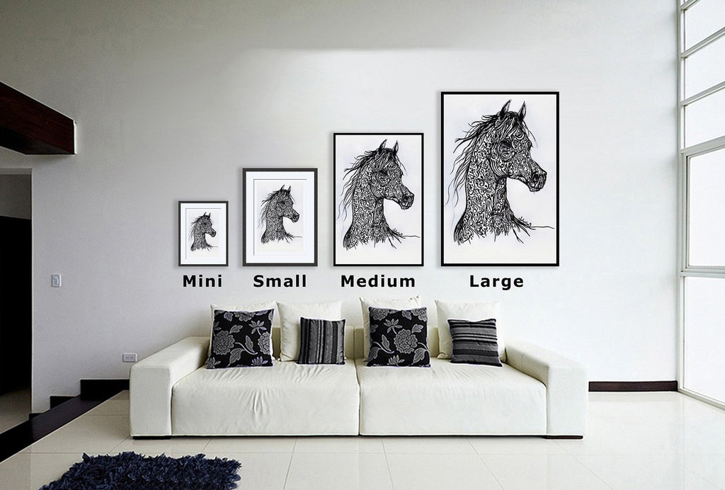Calligraphy Horse - MONDA Gallery