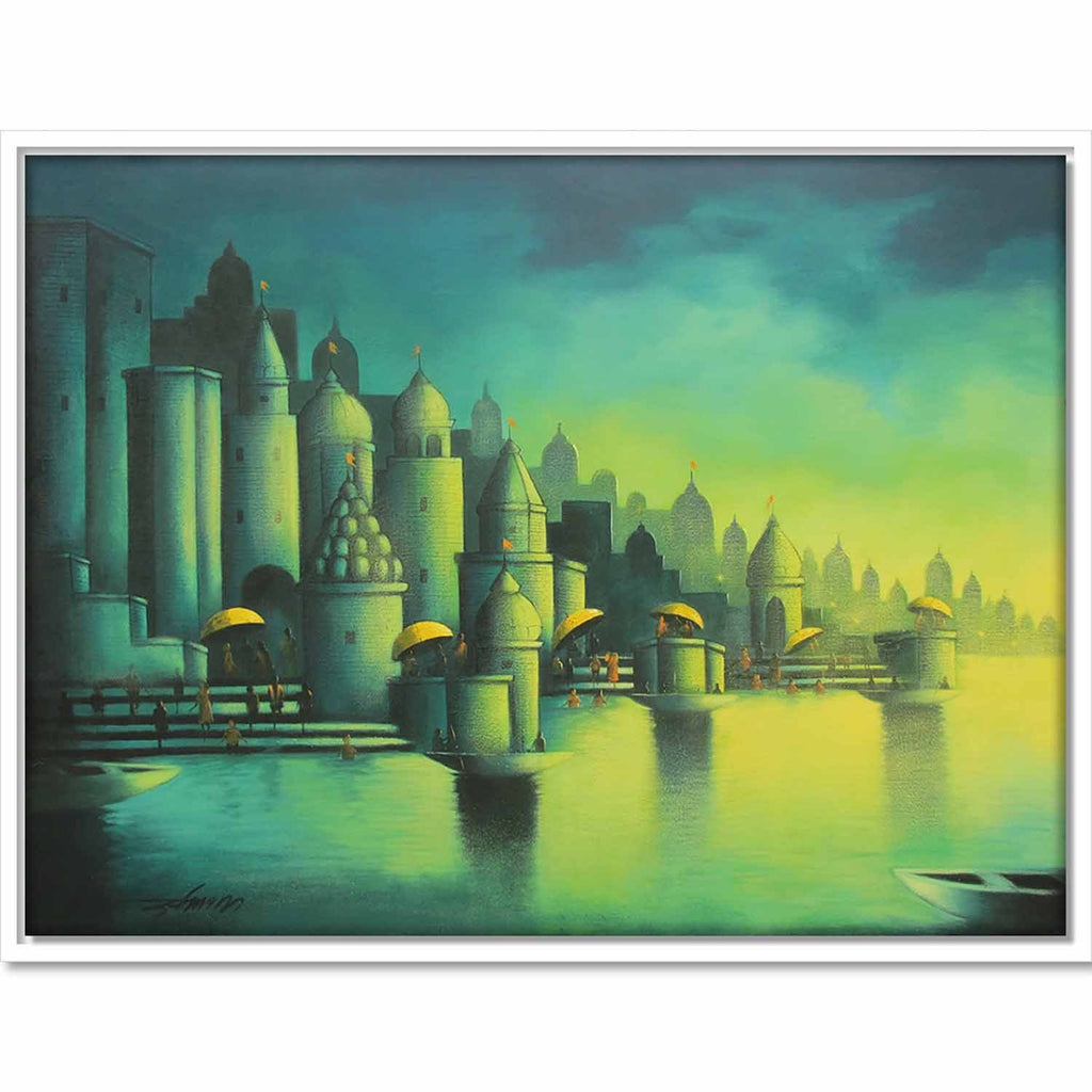Framed Holy Banaras 1
