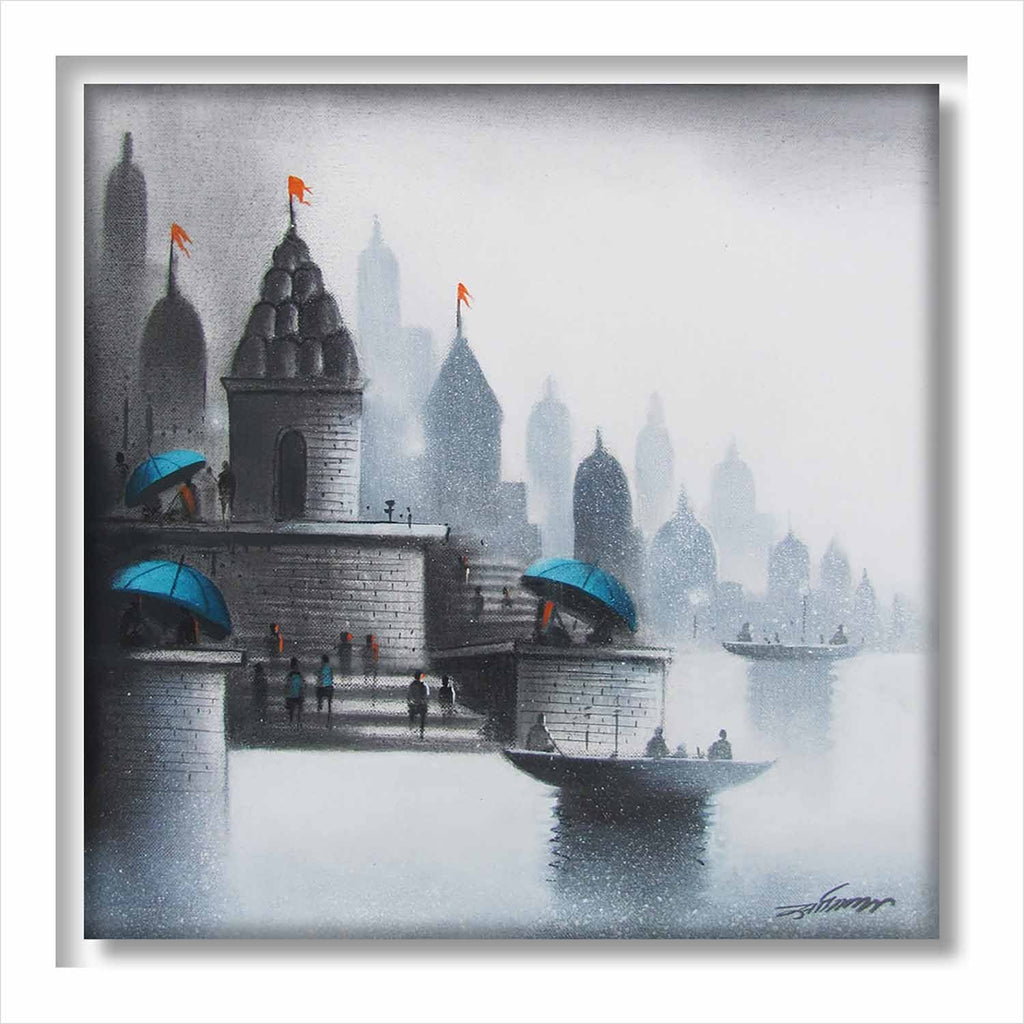 Framed Holy Banaras 3