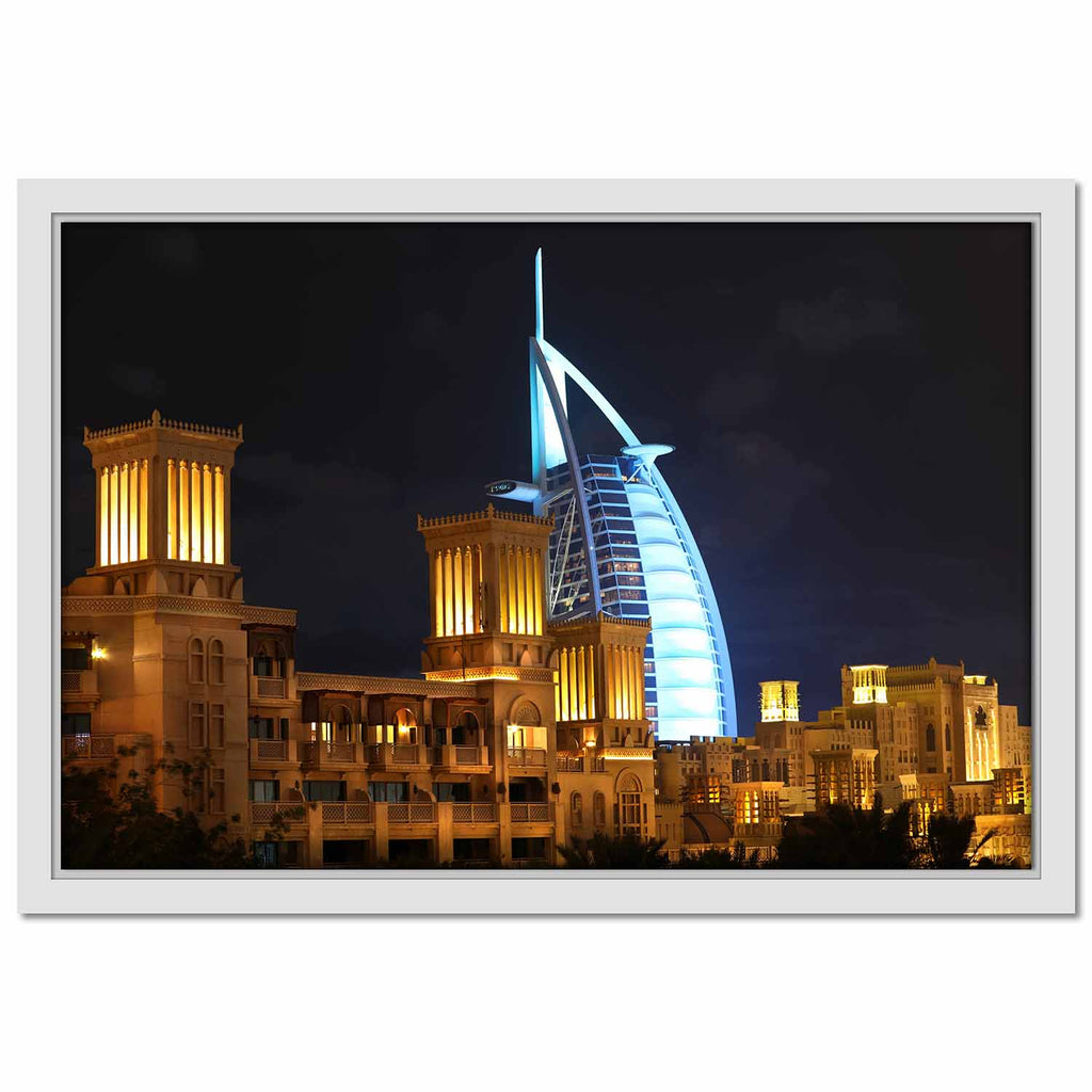 Canvas Framed Burj Al Arab from Madinat Jumeirah