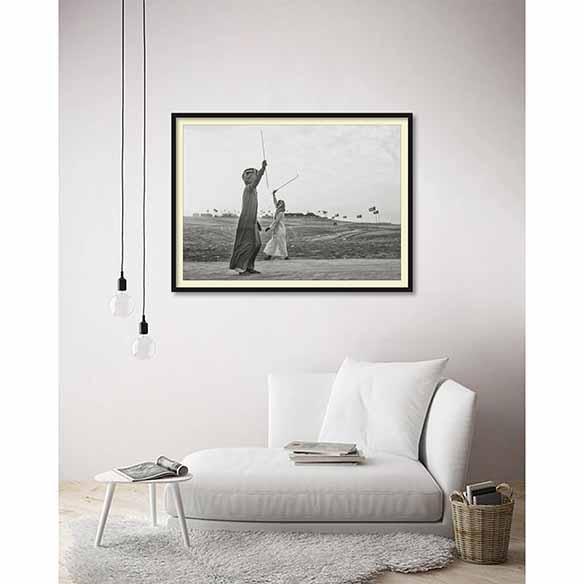 Dancing in Million Street on living room wall