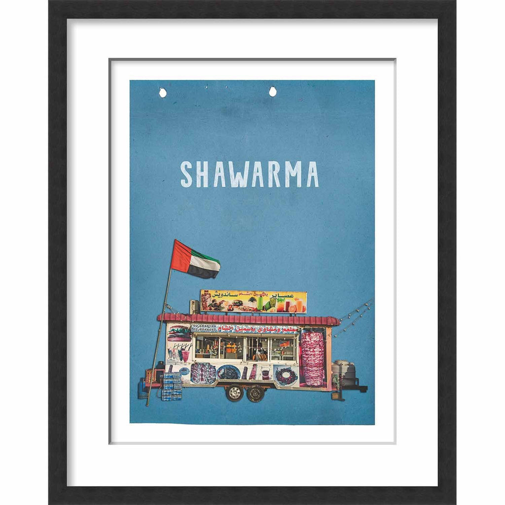 Framed Paper Shawarma